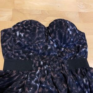 Sweetheart strapless mini dress